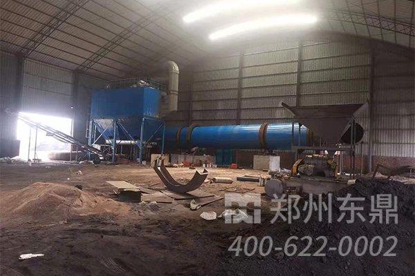 山西朔州精煤烘干機設備安裝現場