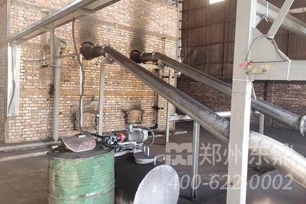煤泥烘干機(jī)試機(jī)現(xiàn)場