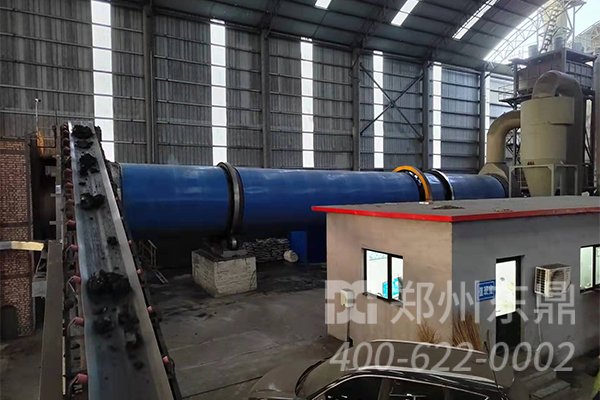 山西榆林富府谷煤泥烘干機設備基礎建設現(xiàn)場