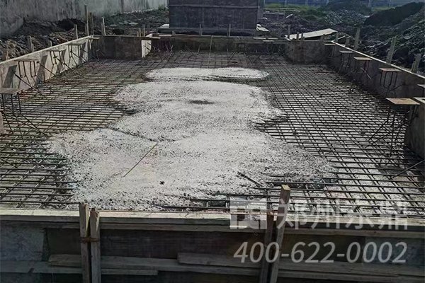 山西應(yīng)縣煤泥烘干機(jī)基礎(chǔ)建設(shè)施工現(xiàn)場實拍圖