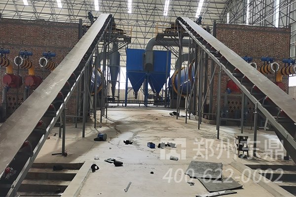 山西煤泥烘干機設備安裝現(xiàn)場實拍